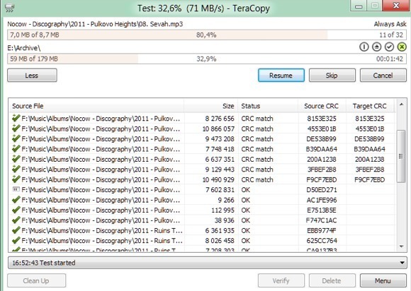 Copy large files over the network faster with tera copy software download